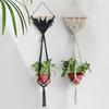 Gothic Bat Hanging Planter Woven Bat Hanging Tapestry Succulent Pot Air Plant Holder Home Decor Plant Lovers Ornament Gifts