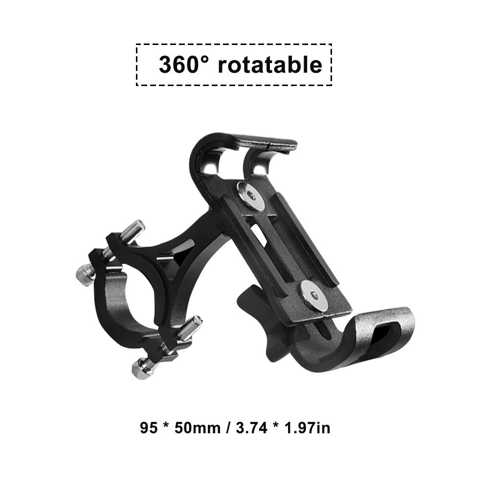 Mountain Bicycle MTB Aluminum Alloy Phone Holder Motorcycle Cellphone Handlebar Mount Cradle