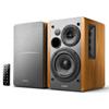 Edifier R1280DB Speaker Bluetooth Active Powered Precision Remote Theater 42W Wooden Brown V5.1 Built-in Amplifier, Bookshelf, 4-inch Woofer,