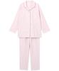 Relax Sleep Science Long Long Cotton YDX588 RP [Wacoal & Sleep] Pajamas, Sleeves, Pants, 100% (Main Body) Women's