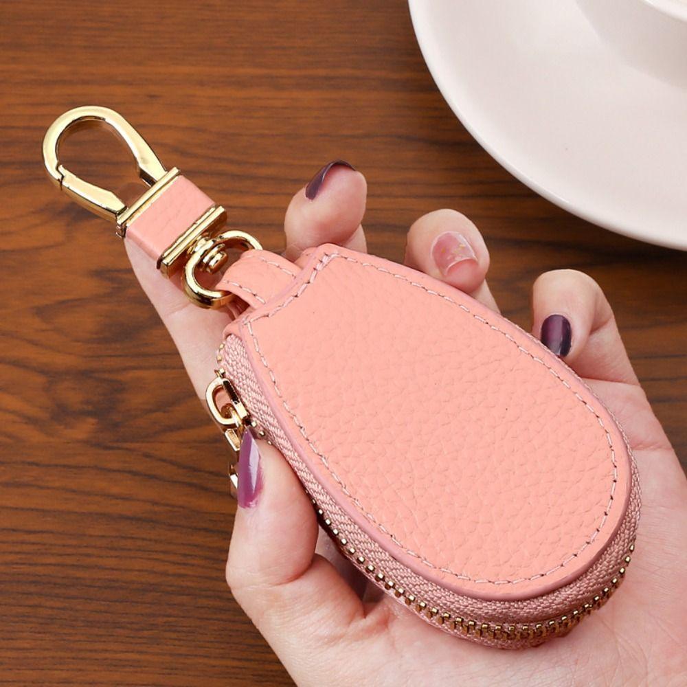Hook Car Key Bags Zipper Coin Purse Durable Keychain Holder Men Women