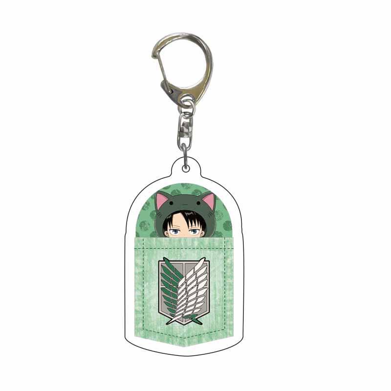 Attack On Titan Acrylic Keychain Pendant - Creative Anime Jewelry Gift
