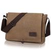 Shoulder Bag YKK Zipper Shoulder Crossbody Bag Messenger Bag Casual Canvas A4 New and Easier To Use (Cota's Home) [Growing Bag] Men's (Mocha Brown)