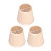 3PCS Cloth Lampshade E14 Clip On Fabric Lamp Cover for Chandelier Wall Lamp Office Home Decor(Light