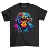 Ape Head Paint Drip Design - Funny and Wild! Funny T-shirt, Unisex Print. Show O