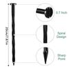 Edge Stakes Landscape Edge Nails Garden Stakes Spiral Nylon Landscape Anchors Suitable for Lawn Edges Weed Barriers Tents