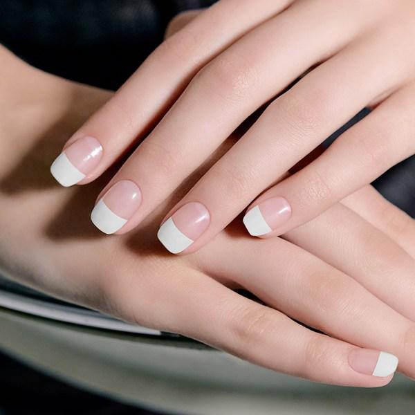 Ohora Medium Round Square Nail Tip 30p Set, Essential, 1 Set