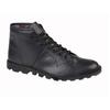 Grafters Mens Original Coated Leather Retro Monkey Boots