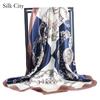 High-quality Luxurious Silk Scarves Headband Scarfs Neck Scarf For Women Chain Silk Scarf Women's Decorative Shawl