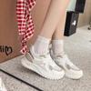 Light-colored Lace-up Dad Shoes Women's Summer New Mesh Casual Sports Shoes Fashionable Versatile Little White Shoes
