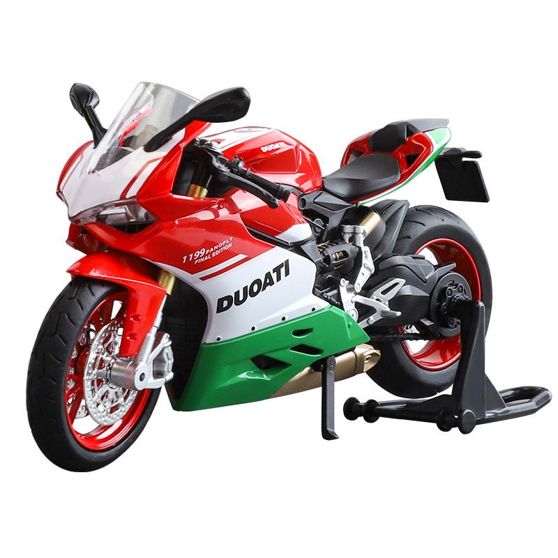1/12 Ducati 1199 Simulation Motorcycle Alloy Handmade Motorcycle Boy Toy