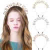 Fashion Metal Alloy Women Birthday Girl Headband Hair Hoop Birthday Party Tiara Princess Crown