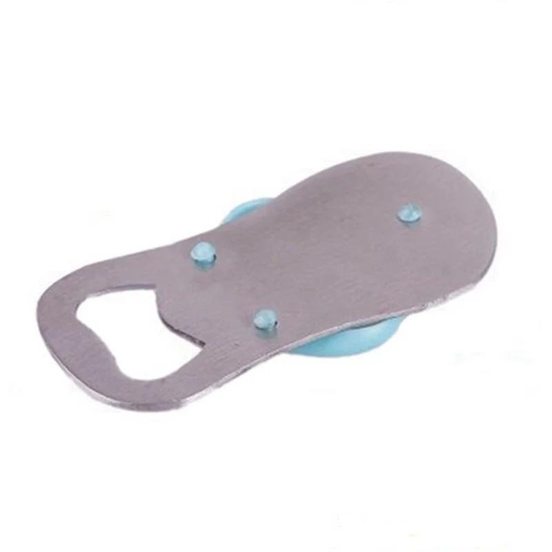 Silver Metal Stainless Steel Flip-flop Shoe Corkscrew Bottle Beer Openers For Wedding Party Birthday Favor Gift