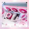 FX360 INF Pink Edition 360mm Liquid CPU Cooler with ARGB Infinity Mirror 3x120mm Daisy Chain Low Noise Operation Compatible with Intel AMD ID-COOLING