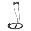3.5mm Wired Earphones Stereo Headphones Comfortable Wearing In Ear Gaming Earbuds(Black)