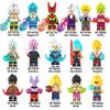 Kf6181A Kf6182A Dragon Ball Building Block Figurine Small Particle Mosaic Doll Toy Bag