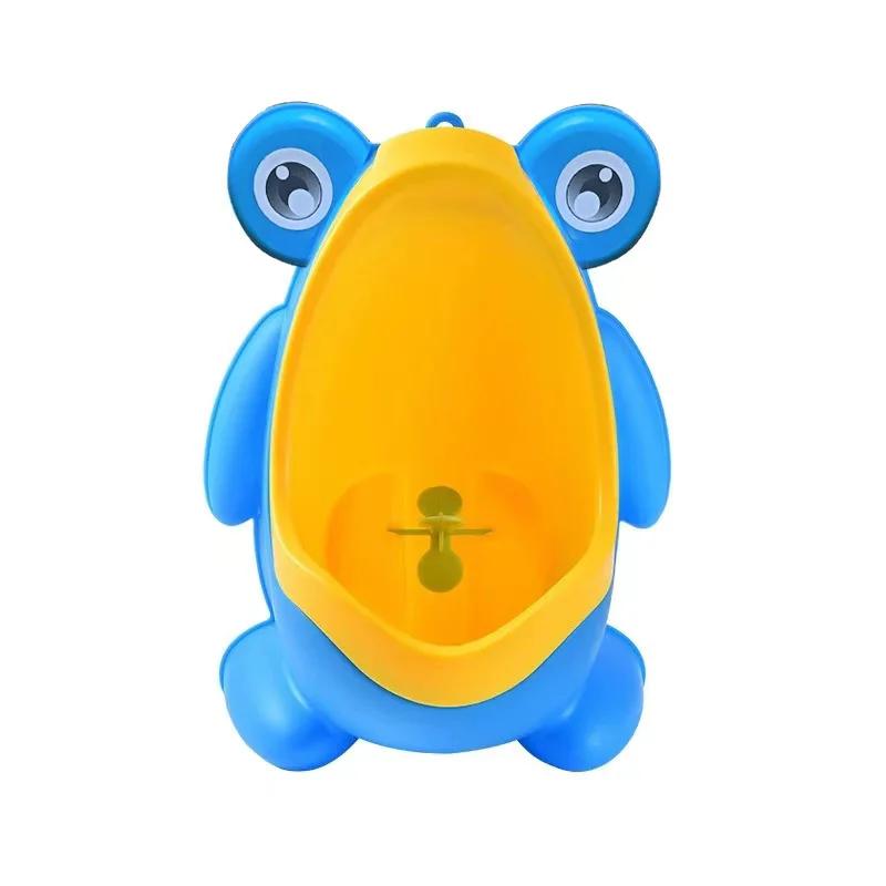Cute Frog Standing Potty Training Urinal for Boys Toilet with Funny Aiming Target Bathroom Pee Trainer Toilet