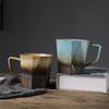 Retro Ceramic Coffee Cup Japanese Creative Cup Afternoon Tea Coarse Pottery Coffee Cup
