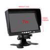 7 Inch Back Up Car Monitor with Sunshade Reversing Camera Screen Rotating HD LCD