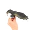 1 Piece Outdoor Eagle Figurine Hanging Bird Deterrent Plastic Eagle Ornament Vivid Flying Bird Hawk Decoy Garden Scarecrow