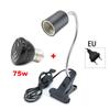 Tortoises Basking Lighting E27 EU Plug 220V Mini Pet Reptile Heat Lamp Kit Clip-on Ceramic Lights Holder Heating Set