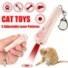 Interactive Cat Toys for Indoor Cats and Dogs, 7 In 1 USB Rechargeable Cat Teaser Toy for Chasing and Exercise