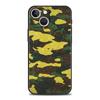 Colour Camouflage Black Camo Silicone Phone Case For iPhone 11 12 13 15 14 Pro Max X XR XS 7 8 Plus SE 2020 Luxury Black Cover