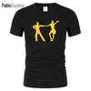 Latin Dance Salsa Dance Companion Print Shirt Unisex T-shirt Fashion Unisex's Cotton Sleeve Unisex T-shirt Hip Hop Unisex T-shirt