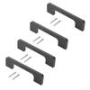 4 Pieces Aluminum Alloy Fits and 96mm Hole Spacing Handles, Chests, Drawers, Cupboards, Doors,