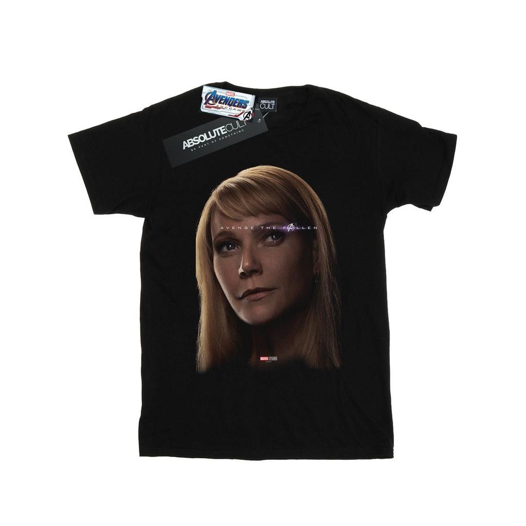 Marvel Mens Avengers Endgame Avenge The Fallen Pepper Potts T-Shirt