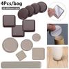 Self-Adhesive Bumper Chair Fittings Floor Protector Anti Noisy Furniture Leg Slider Pads Slip Mat