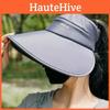 Menrlgnoi Letter Uv Protection Hat Large Brim Sunshade Cap Outdoor Breathable