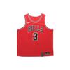 Vintage Breathable Sleeveless Basketball Jersey, Fan Edition, Chicago Bulls, Wade #3 Men Tops Red 864465-658