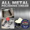 Universal Metal Polish Paste, Restore Stainless Steel Shine, Smooth Enhancer for Kitchenware, Watches & Car Decorative Strips