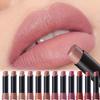 New Rotating Velvet Matte Lipstick Long Lasting Waterproof Lipstick Non-Stick Cup Lip Stain Tint Cosmetics Pencil Liner Makeup