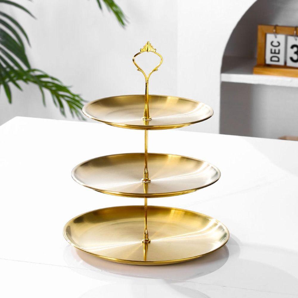 Stainless Steel Stainless Steel Fruit Stand Easy To Use Dessert Display Holder  Wedding