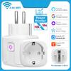 Tuay Smart Socket EU16A/20A Wifi Smart Plug with Power Monitoring Smart Life APP Remote Control Support Google Assistant Alexa