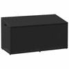 VidaXL Garden Storage Box Black 110x50x58 Cm Woven Resin, Garden Storage Chest, Storage Box of 4104069