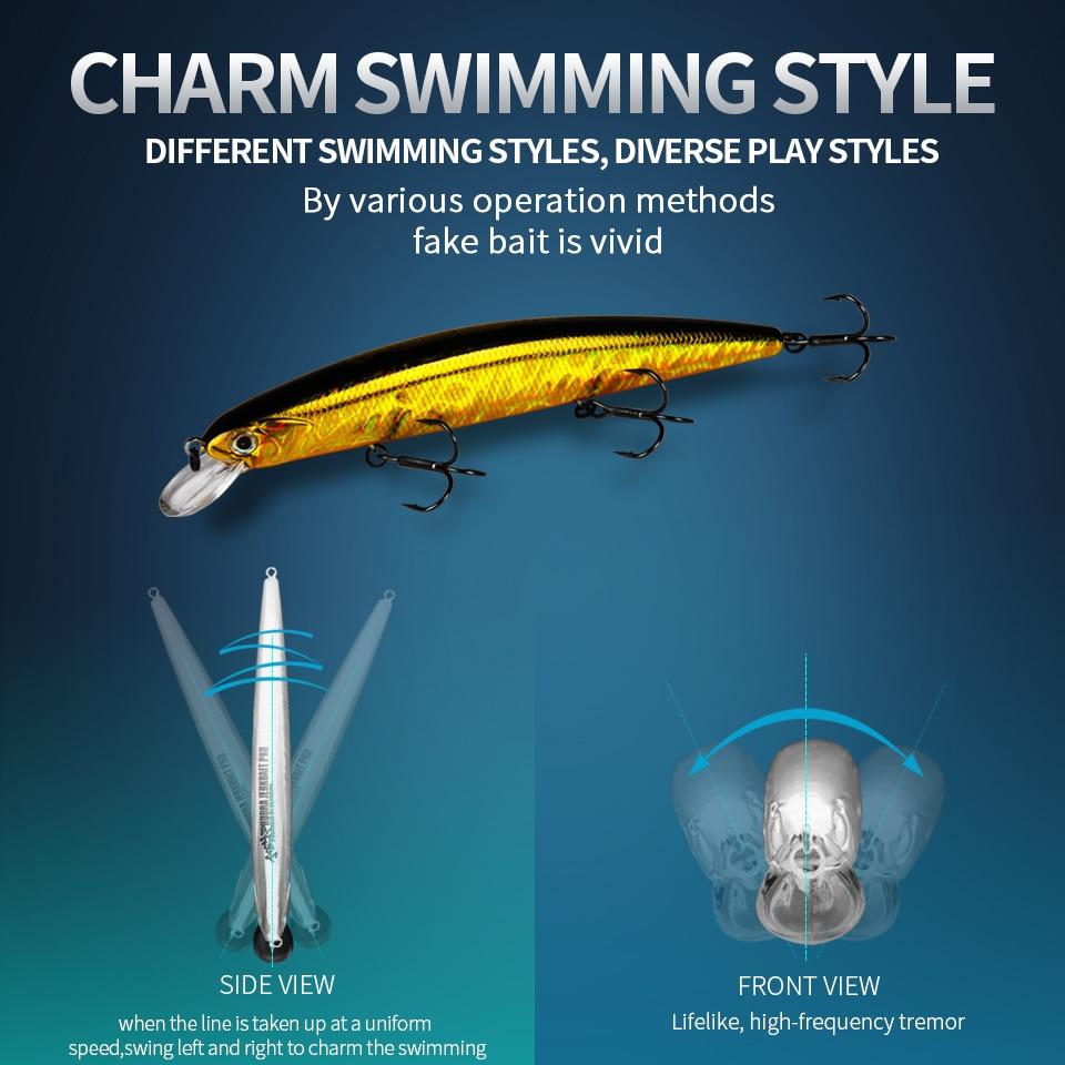 13cm 21g SP Depth1.8m Good Fishing Lures Wobbler Hard Bait Quality Professional Minnow For Fishing Tackle