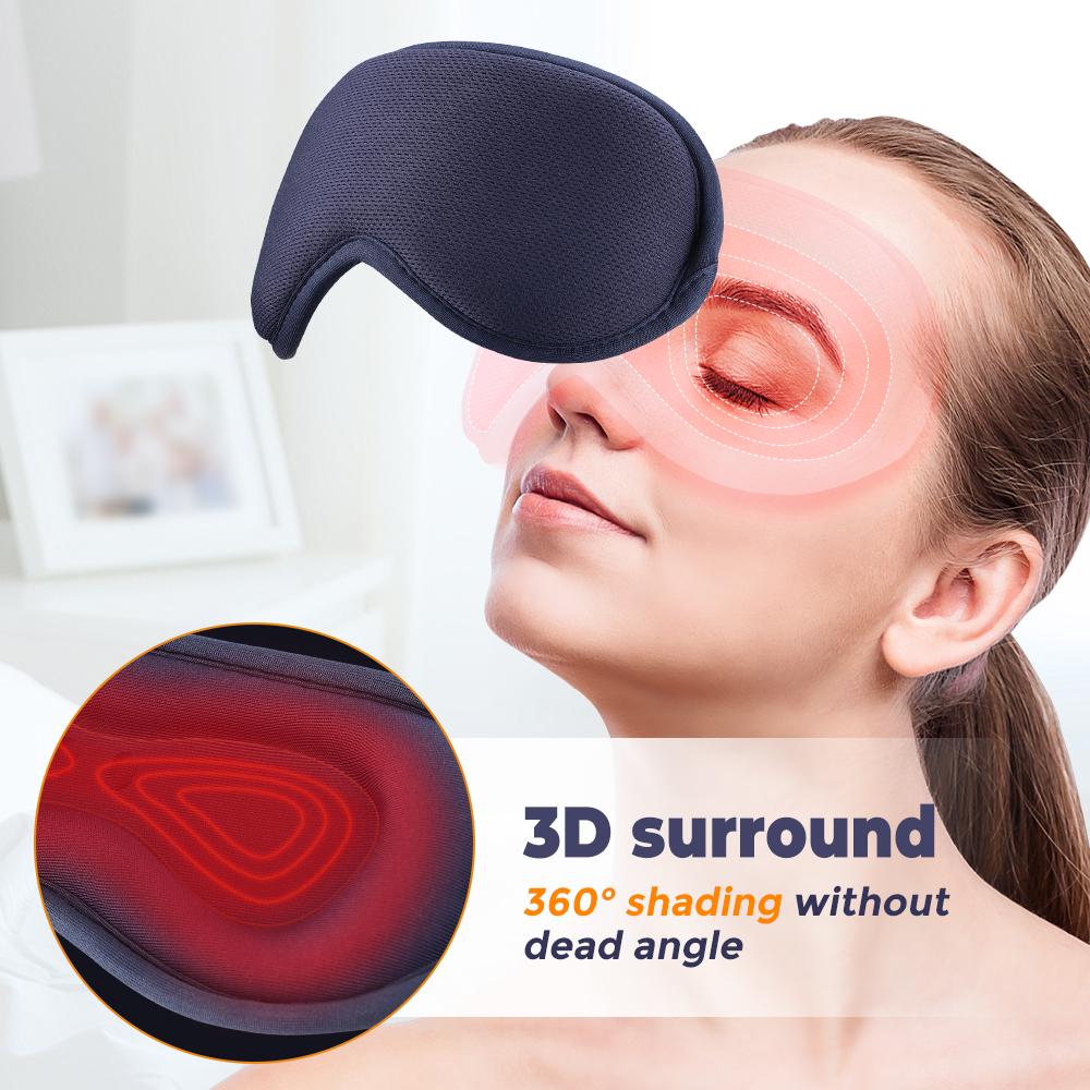 Reusable USB Electric Heated Eye Mask Hot Compress Thermal Therapy Eye Care Massager Sleeping Eye Mask