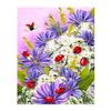5D Diy Diamond Painting Among The Flowers Diamond Embroidery Cross Stitch Home Decor Handmade Gifts