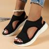 Spot 2024 Autumn Women's Fish Head Low Heel Casual Sandals - Large Size Fashion Sports Shoes