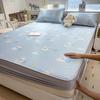 Ice Silk Mat Three-Piece Mattress Summer Bed Sheet Cover Mattress Protective Cover Air Conditioner Soft Mat