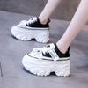 Dad Shoes Women's Feet Show Small Summer and Autumn Thick Bottom Increased Fashion All-Match Muffin Casual Women's Sports Shoes Tide