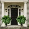 1 Set Artificial Fern UV Resistant Realistic Home Office Wedding Faux Greenery Indoor Outdoor Garden Yard Plastic Plants Fake Fern Leaves Decoration
