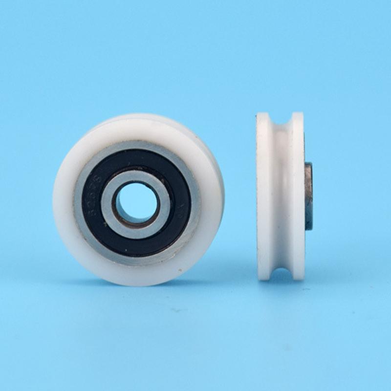 High Quality 5*21*6Mm U Groove Bearing Pulley Line Lifting Wheel Pom Roller Sheave For Bathroom Wheel