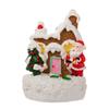 Santa Claus Snowman Miniature Landscape Ornament