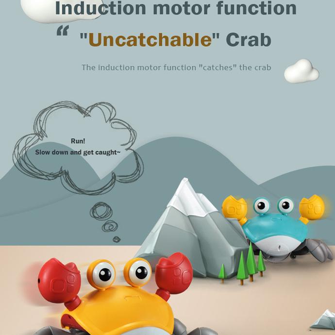 Kids Induction Escape Crab Octopus Crawling Toy Baby Electronic Pets Musical Toys Educational Toddler Moving Toy Christmas Gift