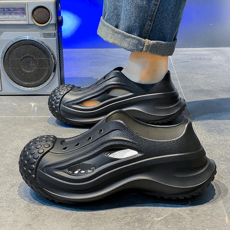 Designer Tyre Thick Sandals for Women Men Girls Summer Beach Hollow Slippers Heels Casual Platform Clogs Flip Flops Slides Shoes