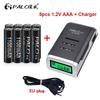 1100mAH AAA Rechargeable Battery 1.2v Ni-Mh AAA Battery Batteries AAA+LCD Display Charger for NiMh NiCd AA AAA Battery